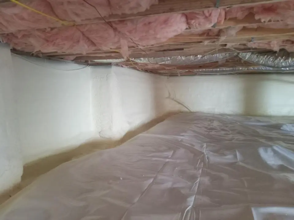 Crawl space encapsulation with closed-cell spray foam for Spray Foam Roofing Repair in Arcadia